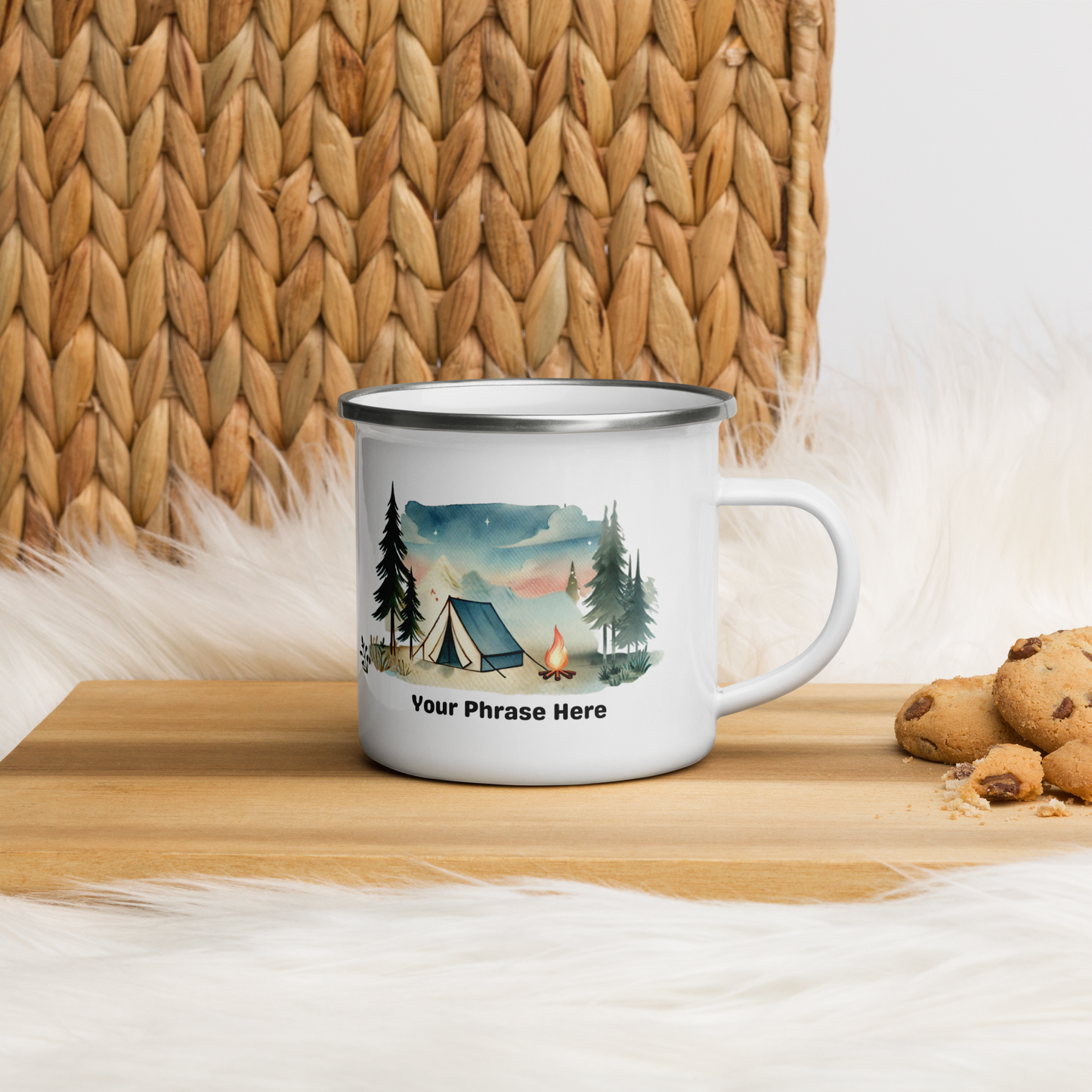 Personalized Mountain Camping Mug - Adventure Coffee Mug - Couple Gift - Group Gift Custom Name and Phrase