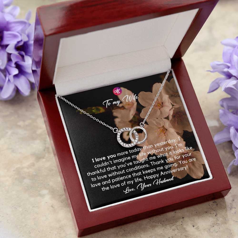 You Are The Love Of My Life - Perfect Pair Necklace Jewelry with Message Card Best Gift For Anniversary From Husband For Wife