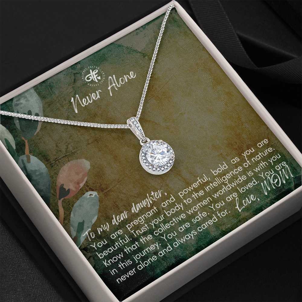 Never Alone - Mothers Gift For Her Daughter - New Mom Expectant Mom Pregnancy Gift - Baby Shower Gift For New Pregnant Daughter